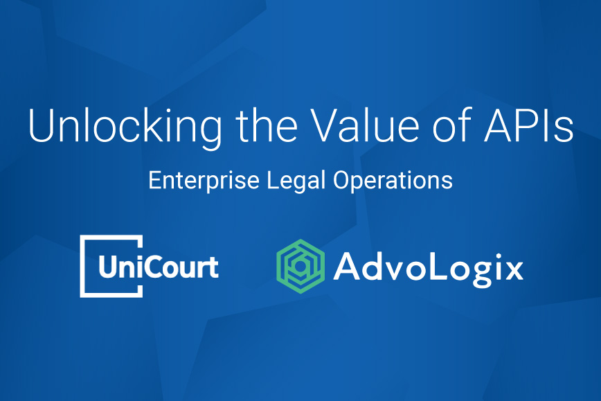 AdvoLogix and UniCourt: Legal Data as a Service for Enterprise Legal Operations